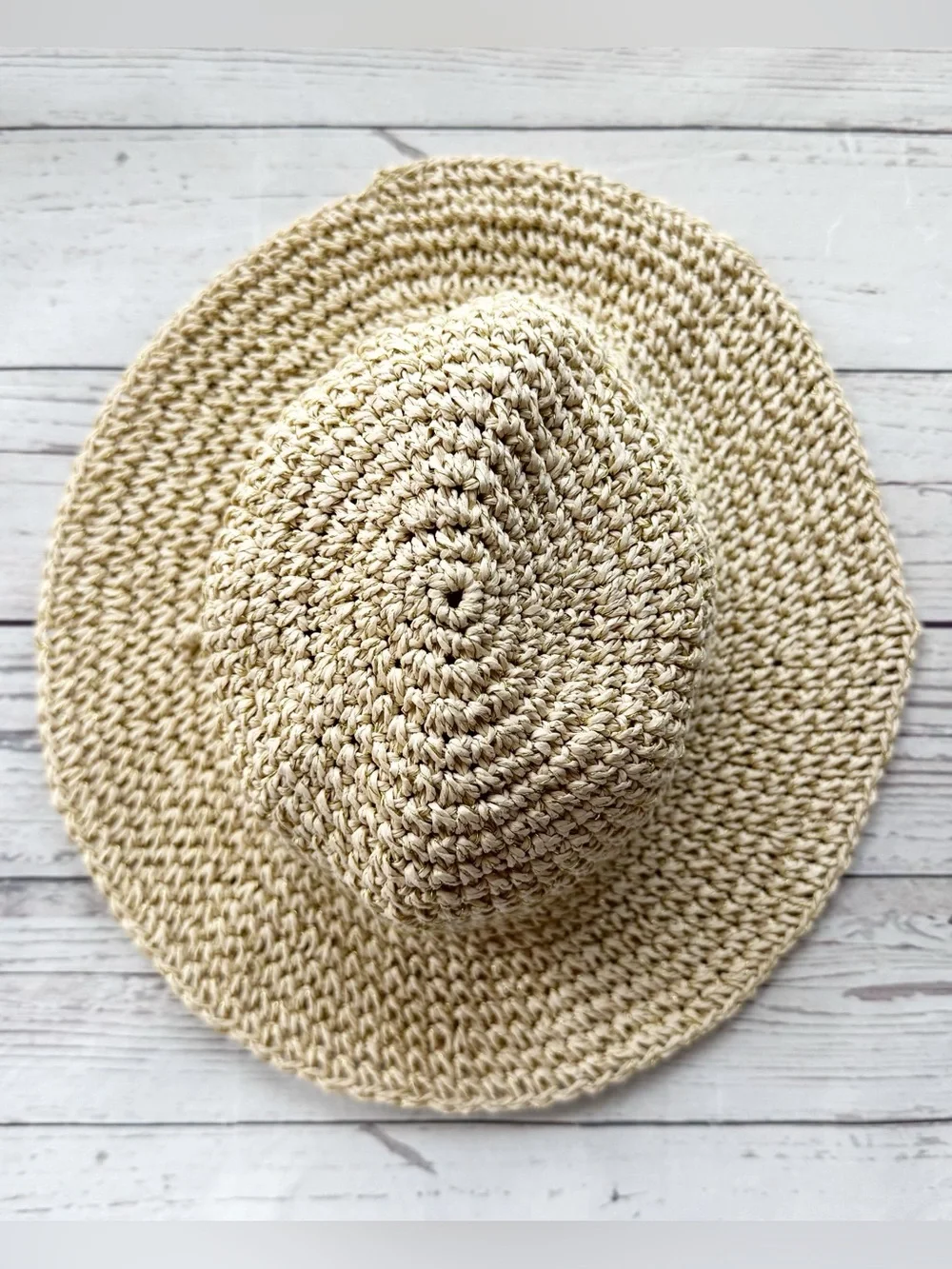 {Baby Gap} Factory Natural Straw Floppy Sun Hat